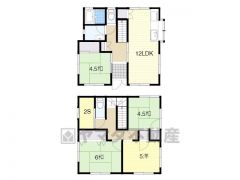 4SLDK、土地面積282.11㎡、建物面積102.70㎡