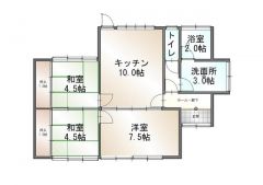 3DK、土地面積360.00㎡、建物面積68.04㎡