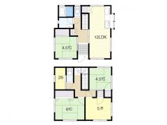 4SLDK、土地面積282.11㎡、建物面積102.70㎡