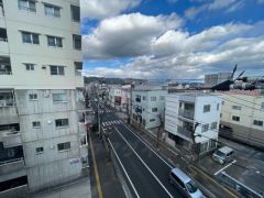 屋上からの眺望。夏は花火もみれます。バーベキューも出来ますよ。