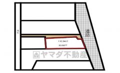 土地価格950万円、土地面積110.94m2