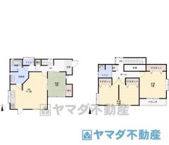 4ＬＤＫ、土地面積182．2㎡、建物面積127㎡