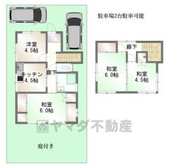 駐車場2台