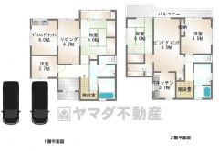 4LDK,土地面積305.03㎡、建物面積150.96㎡