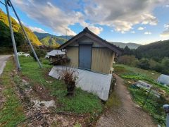 周囲に高い建物のないエリア。空が大きく感じます