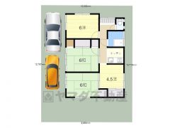4K、土地面積212.92㎡、建物面積58.32㎡
