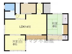 2LDK、土地面積272.71㎡、建物面積71.51㎡