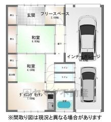 土地面積264.64m?、建物面積65.46m?、2SDK