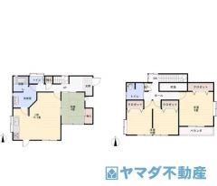 4ＬＤＫ、土地面積182．2㎡、建物面積127㎡