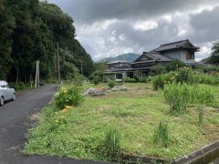 周囲に高い建物のないエリア。空が大きく感じます。